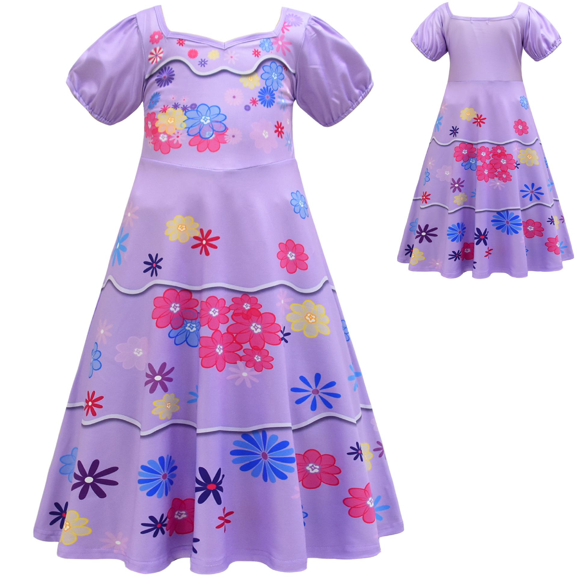 Mädchen Sommer Kinder Karneval Party Kleid für Mädchen Cosplay Kostüm Baby Kurzarm Prinzessin Kleider Kinder Leistung Kostüm 110