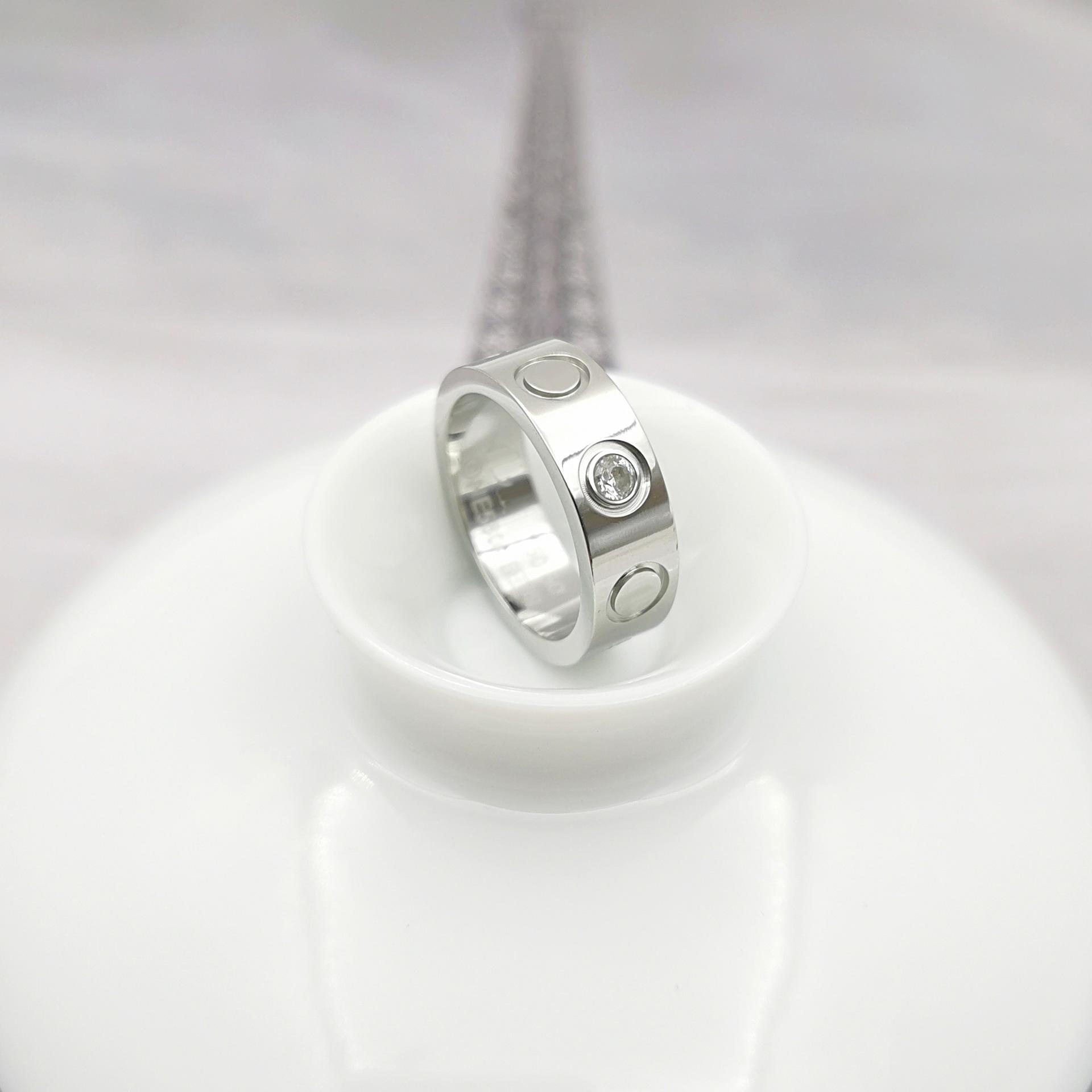 Ring LOVE Ring Klassischer Diamantring No.8
