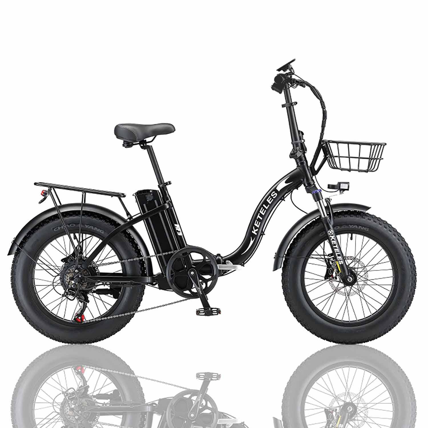 KETELES KF9 Langstrecken-E-Bike für Erwachsene 1000W, 48V 35Ah, 150KM Max. Reichweite, Drehgasgriff, Federgabel mit Lockout, Shimano 7-Gang, LCD-Farbdisplay 48V 1000W 35Ah schwarz
