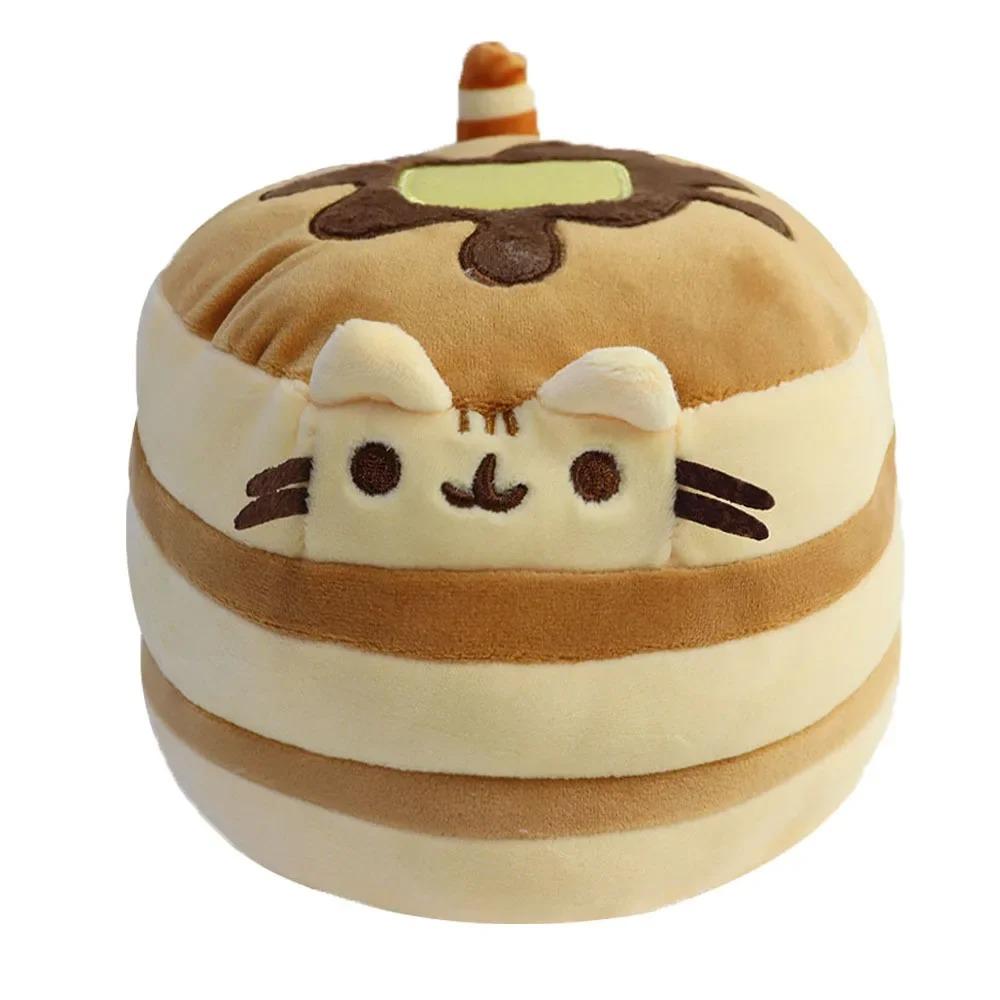 Pusheen 15cm Plüschtier Anime Niedliche Katze Weich Heimdekoration Schreibtisch Schlafzimmer Ornament Kinderspielzeug Sammlung Zubehör Geschenk brown