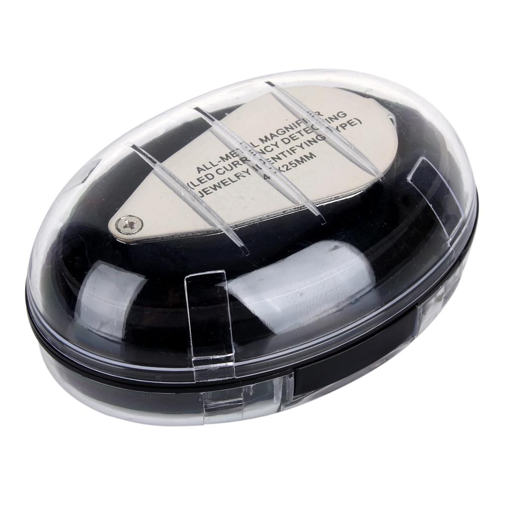 40X LED Schmuck Klapp Lupe Lupe mit Box Juwelier Auge Lupe für Beurteilung Werkzeug