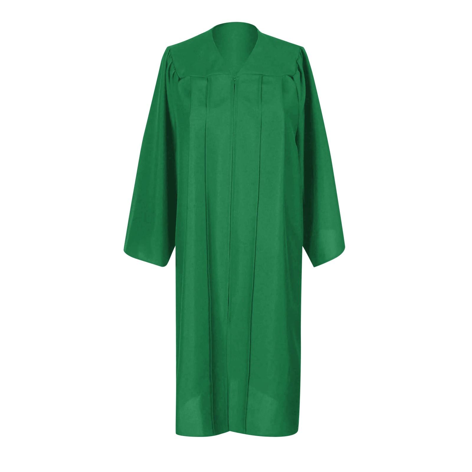 Unisex-Chorroben für die Kirche, Taufe, Konfirmation, Abschlussrobe, Pfarrer- und Richterrobe 39 grün