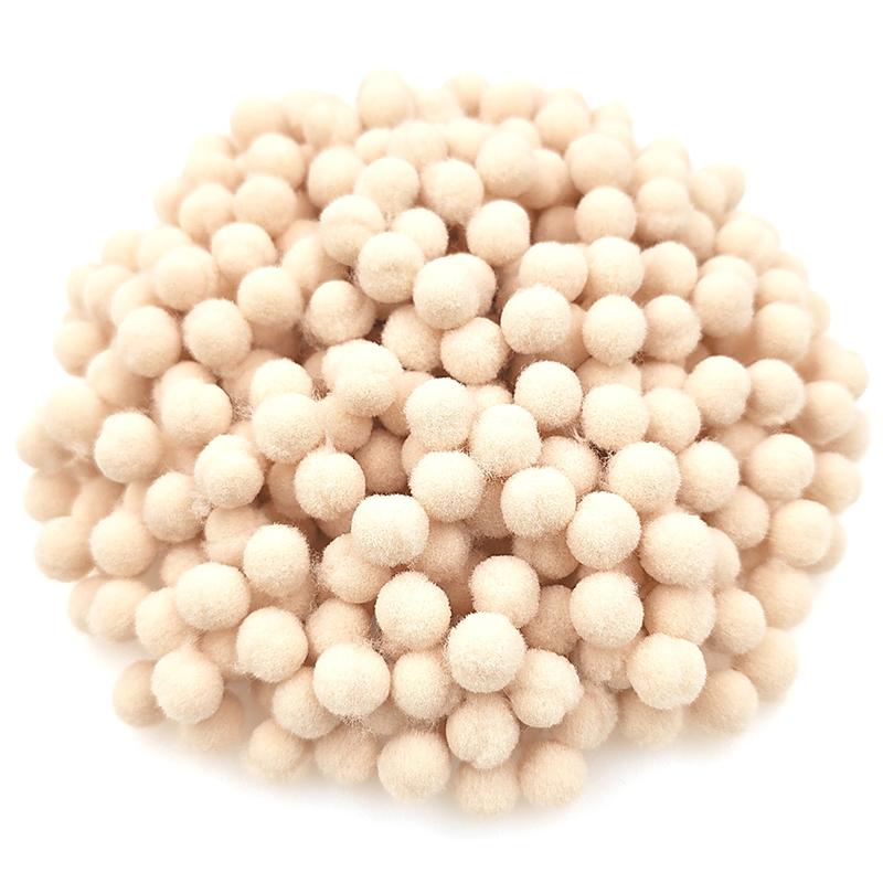 150 Stück/100 Stück 10/15 mm Pompones Pompom Nähen Plüschball DIY Handarbeit Material Flauschiges Hochzeitsdekor Bastelzubehör Schmuck Weiches Kinderspielzeug Zubehör 15mm 100pcs khaki