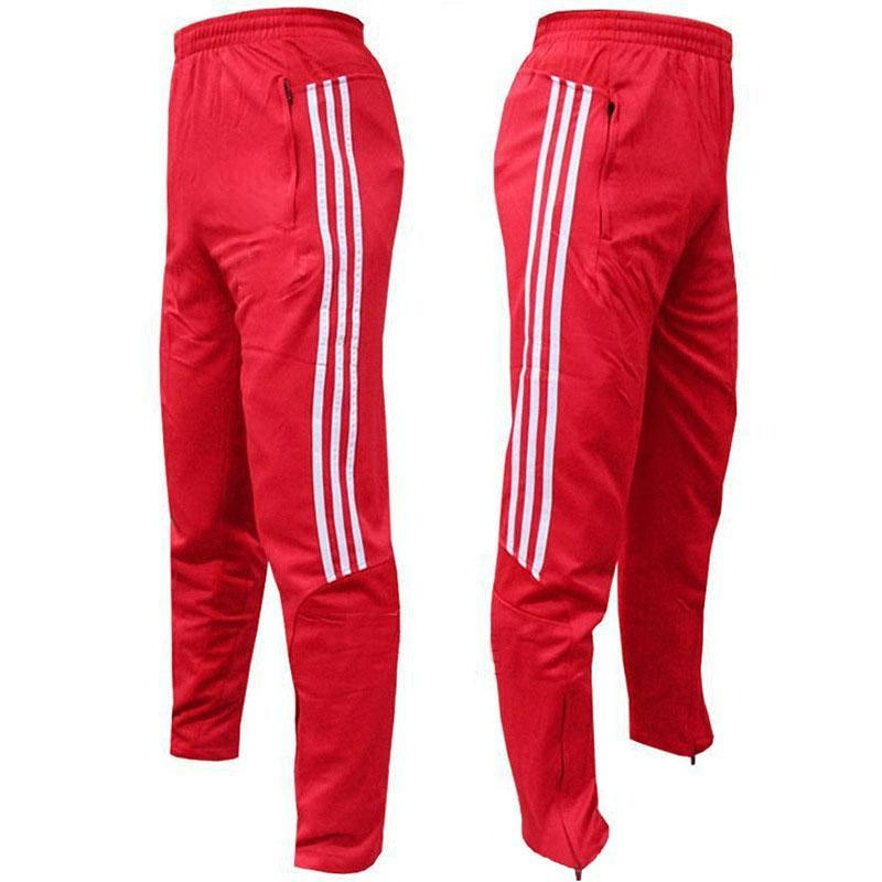 Harem Hose Männer Hosen Harajuku Cargo Jeans Casual Harem Sport Laufen Hip Hop Jogginghose Männliche Hosen L rot