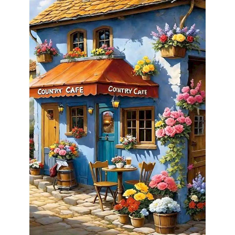 5d Diamant Malerei Landschaft Straße Stadt Voll Bohrer Wohnkultur Diamant Stickerei Blume Mosaik 5d Diy Geschenk Wohnkultur Full Round 45x60CM