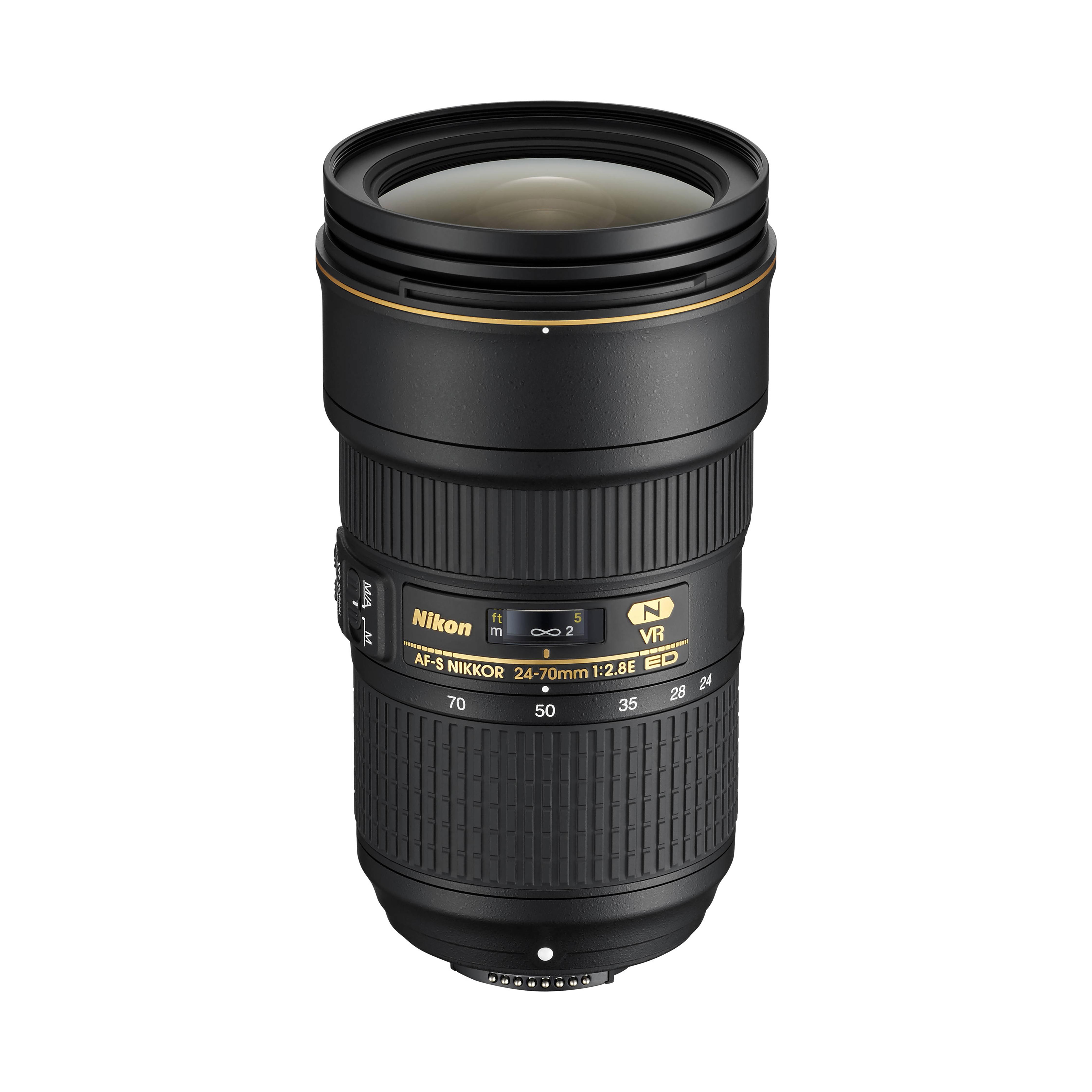 Nikon AF-S NIKKOR 24-70mm f/2.8E ED VR Objektiv schwarz