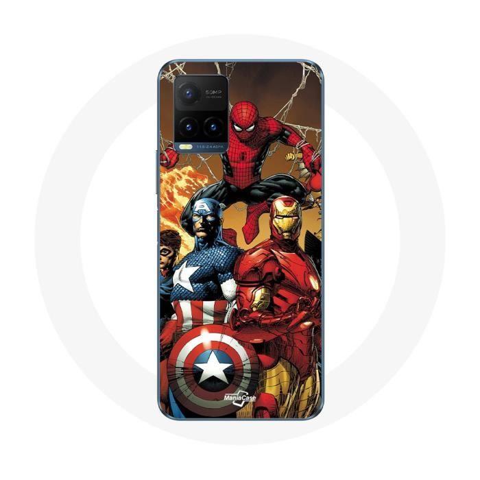 Coque pour Vivo Y21s 2021 / Y21 2021 Avengers invaders Anciens soldats