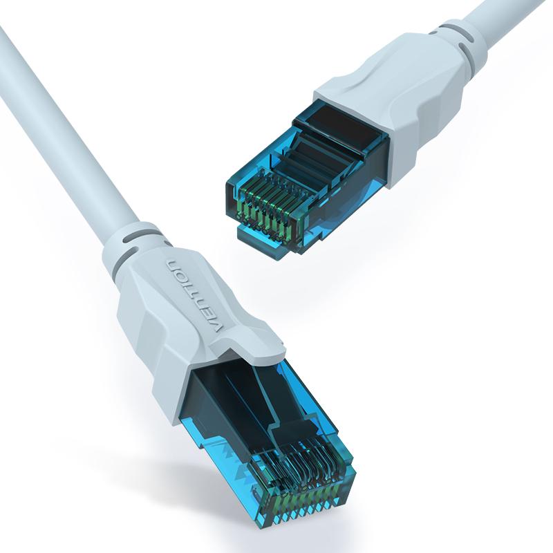 Vention Cat5e Ethernet-Kabel, RJ 45-Netzwerkkabel, UTP-LAN-Kabel oder Router-Laptop-Kabel, 1 m, 2 m, 3 m, 5 m, 8 m, 10 m 75cm weiß