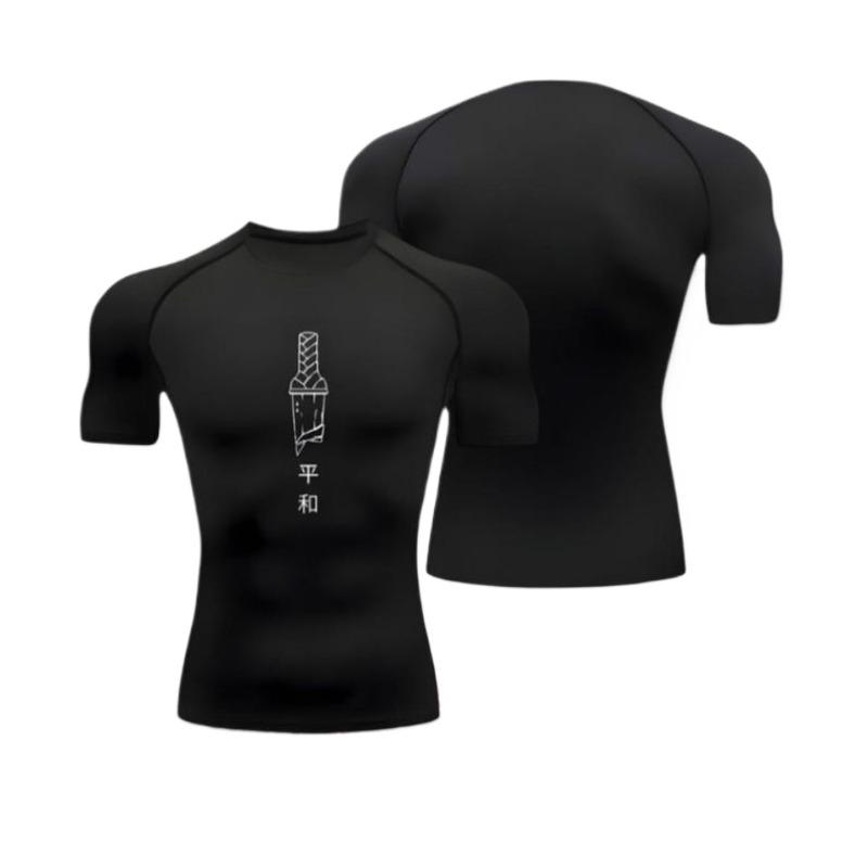 Thorfinn Kompressionsshirt | Vinland Saga, Wikinger, Anime, Sportbekleidung, Sportkleidung, Sport, Fitness, Japanisch, Kompression, Enganliegend, Passform, Gewichtheben S