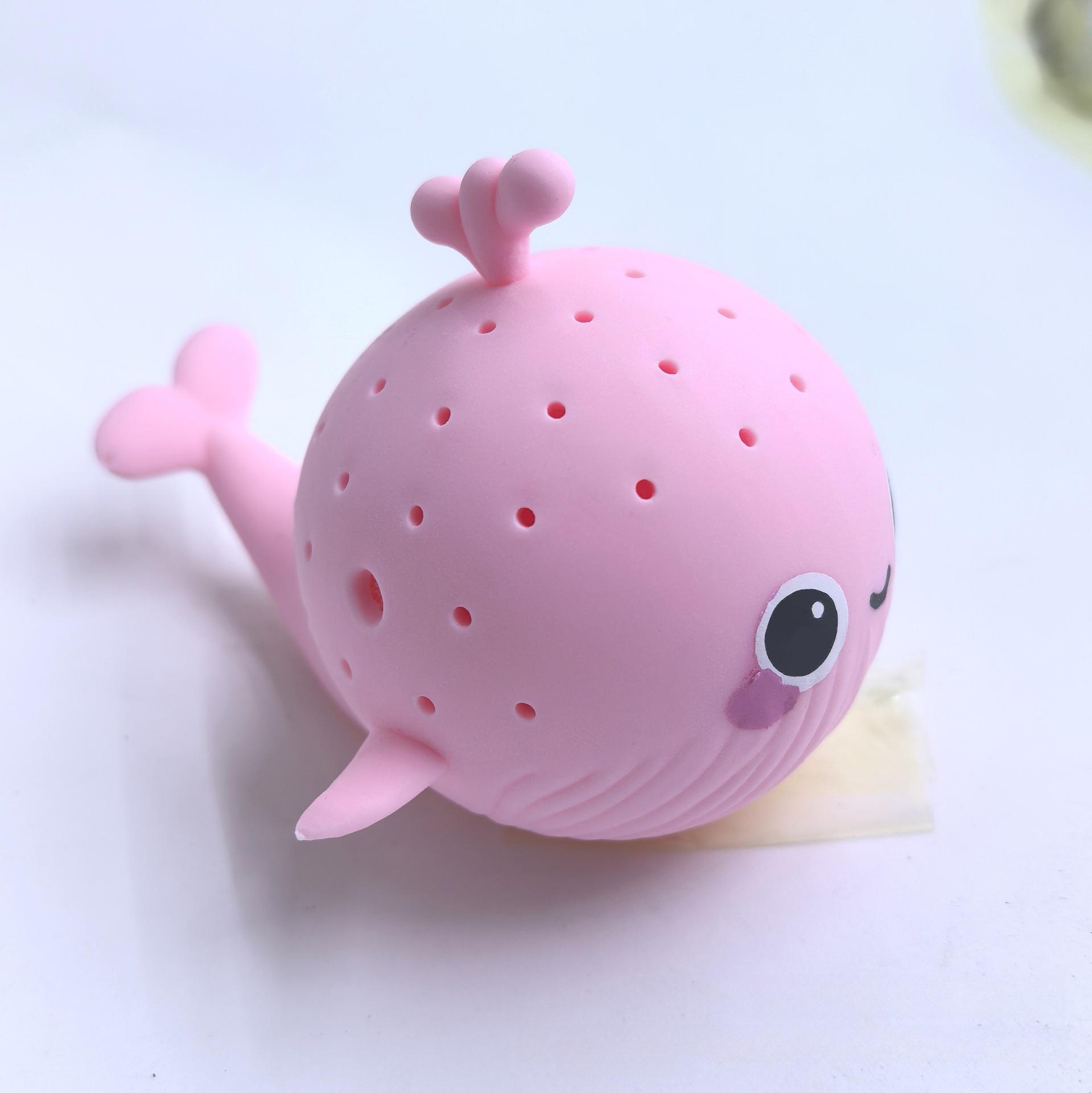 Baby Badespielzeug Schwamm Wasserabsorbierender Wal Quetschspielzeug Stressabbau Spielzeug Sommer Schwimmen Spiel Spielzeug für Kinder Squishy Kind