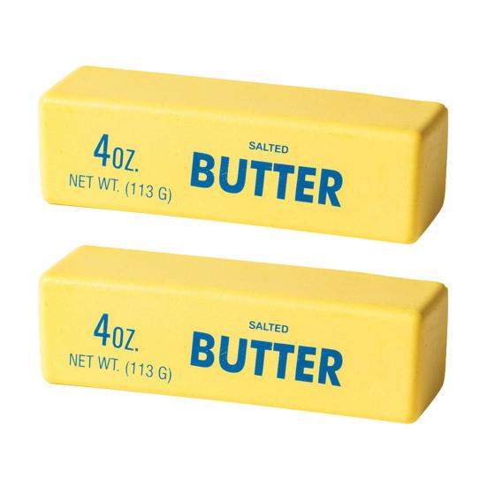 1/2/3 Stück Butterriegel Quetschspielzeug Langsam aufsteigend Angst Stressabbau Butterstick Fidget Spielzeug Tragbarer Reisebutterstick Sensorisches Spielzeug 2pcs