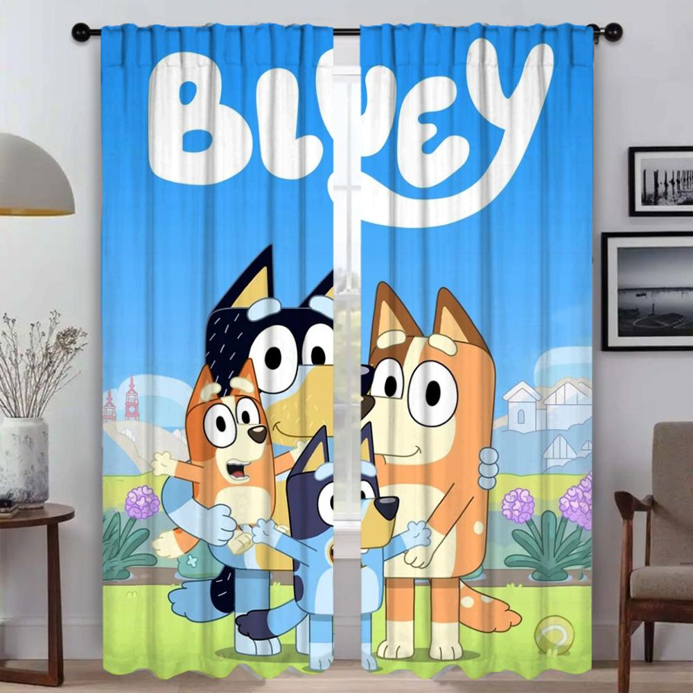 Tüll für Schlafzimmer B-BlueyS Halloween-Dekoration Innenvorhänge für Wohnzimmer Fenstervorhang Trennwand Jalousien W132xH213cmx2pcs-CL