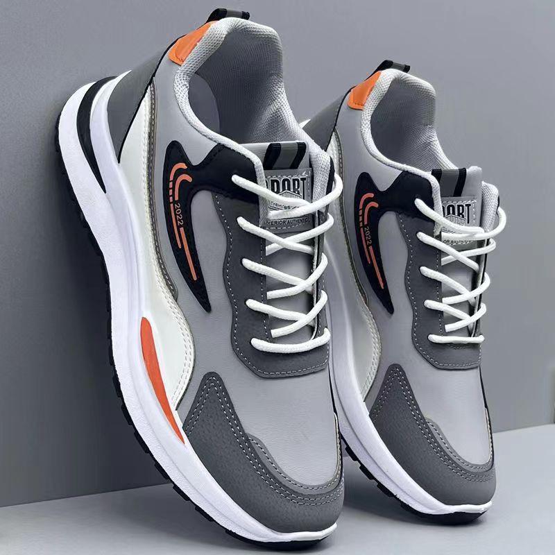 Herbst Neue männer Sport Schuhe Atmungsaktive Mesh Schuhe Große Größe männer Schuhe Fliegen Woven Pu Bequeme Männer der Schuhe 43