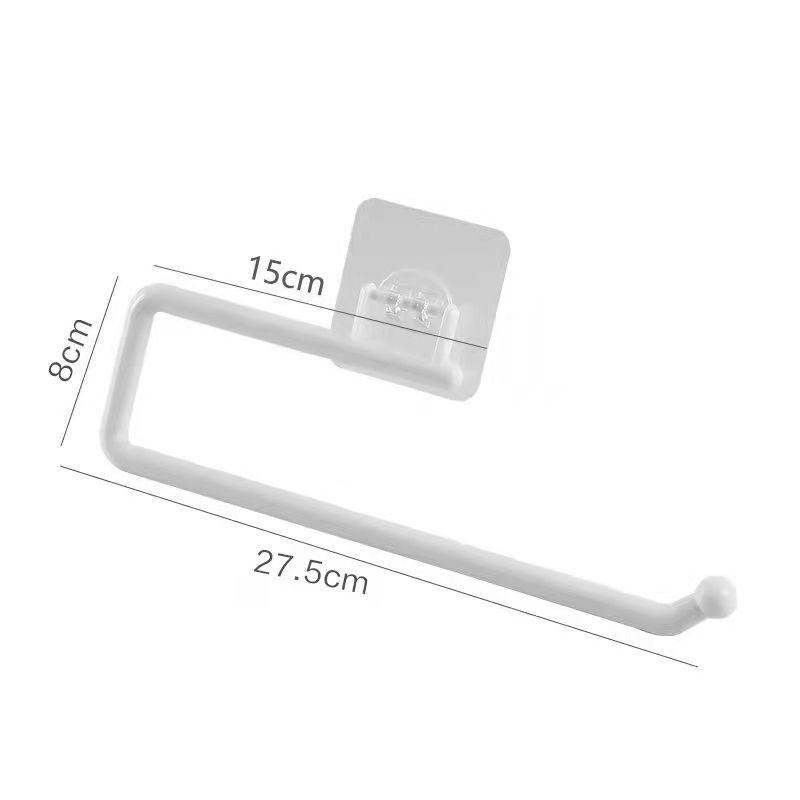 2PCS Küche Papier Rack Schrank Tissue Roll Papier Rack Handtuch Rack Wandmontierte Lagerung Rack Wipe Storage Hanging Organizer Haken Halter 2pcs