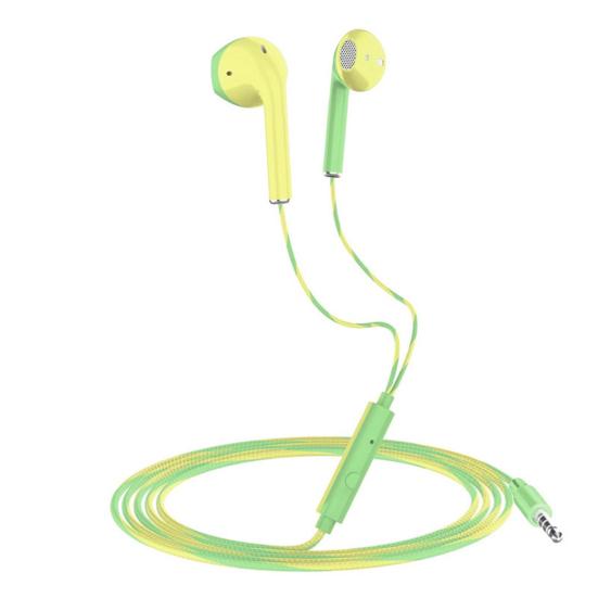 Kopfhörer mit Mikrofon, Musik-Player, robustes Kabel, stilvoller In-Ear-Kopfhörer mit Kabelsteuerung für unterwegs