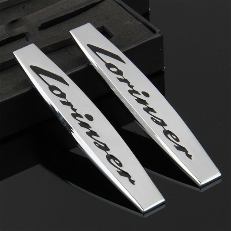 Auto-Kotflügelaufkleber, Emblem, Abzeichen, Autozubehör, für Lorinser-Logo, für A W205 W221 E200 E300 C300 R320 GLA CLS CLA