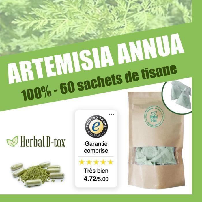 Nahrungsergänzungsmittel Herbal D-tox Infusion Stärkung des Organismus Artemisinin ~ Reiner Beifuß, Artemisia Annua L 60 Beutel