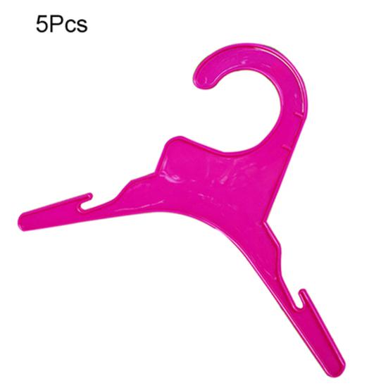 5 Stück Welpen-Haustier-Kleidung, Kleiderständer, Kleiderbügel für und große Kleidung S rose rot