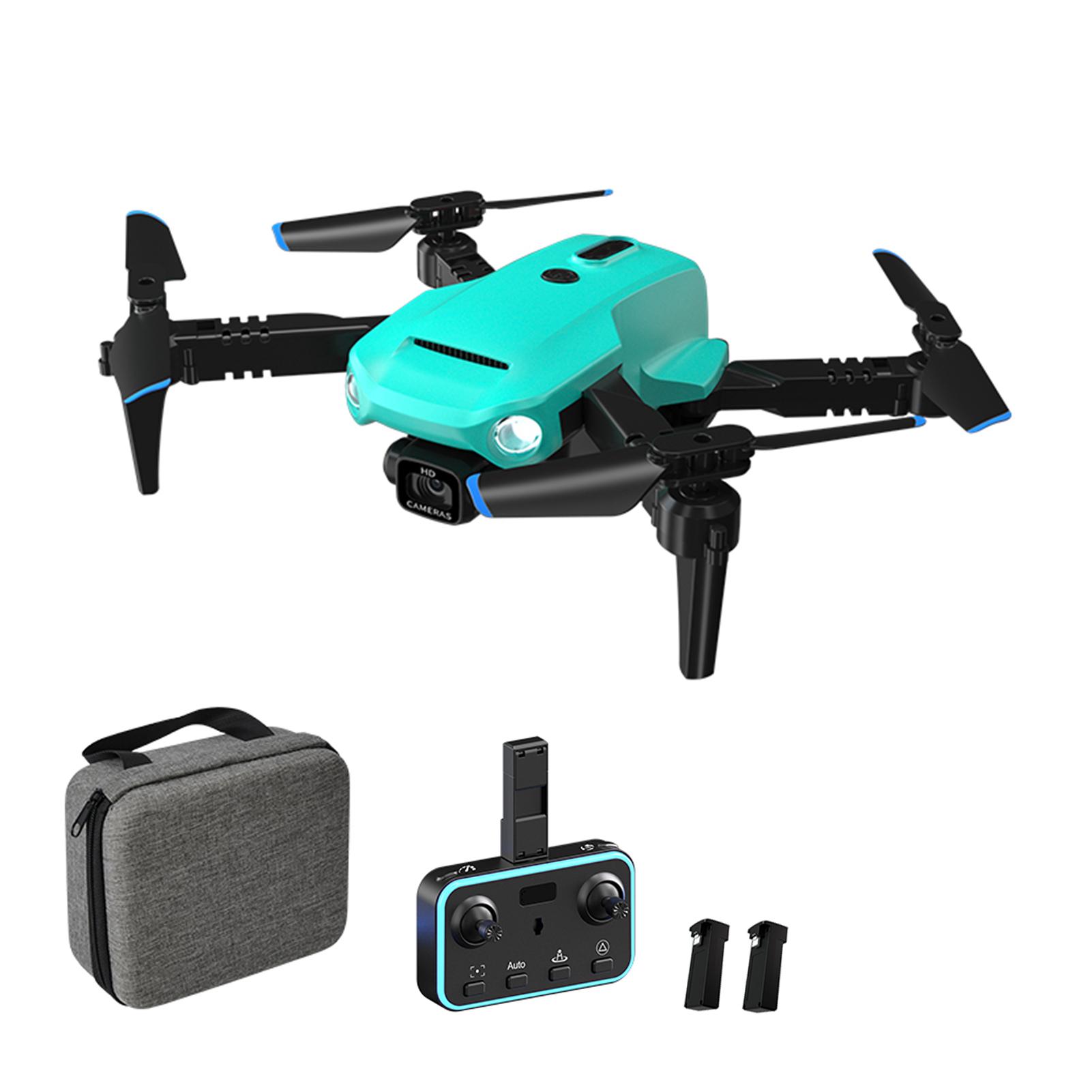 Ferngesteuerte Mini-Drohne mit Dual-Kamera, 4K-faltbare kopflose Drohne mit optischer Flusspositionierung Dual Camera 2 Battery grün