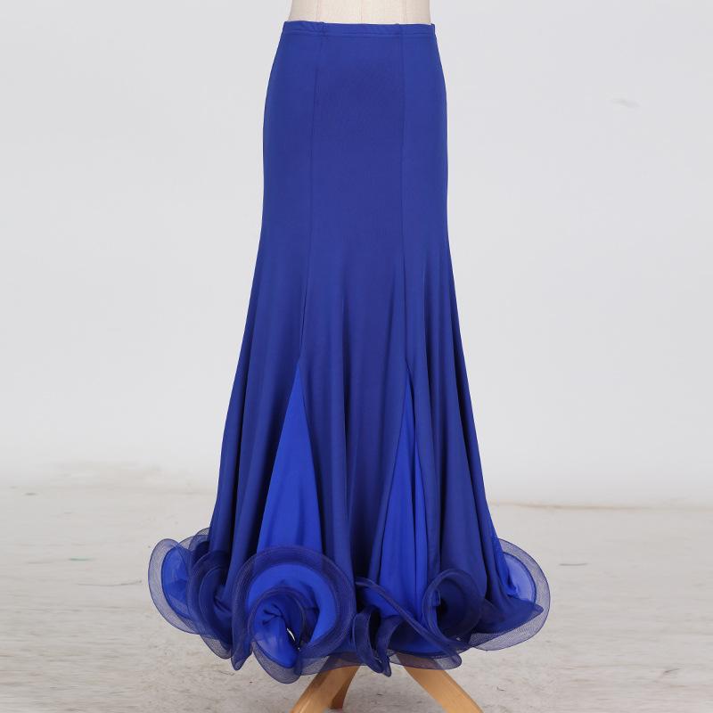 Dame Ballroom Dance Rock Weibliche Moderne Tanz Praxis Rock Nationalen Standard Dance Rock Ballroom Dance XL blau