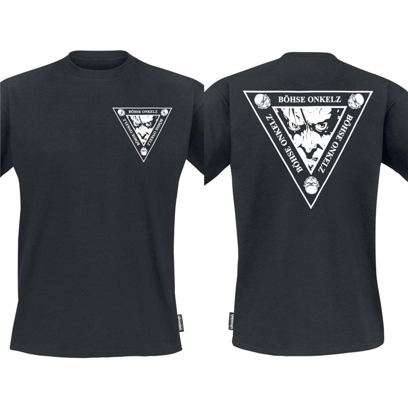Deutsche Rockband Böhse Onkelz Hier Sind Die Onkelz Global Tour T-Shirt Street Hip Hop Oversized Y2k Lässig Baumwolle Herren Damen T-Shirts Tees Kleidung XL schwarz