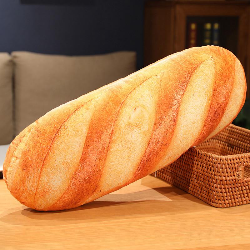 20-50cm Riesiges Brot Plüschtier Langes Kissen Spielzeug Weich Lustig Simulation Lebensmittel Spielzeug Kreatives Kissen Geburtstagsgeschenk Weihnachtsgeschenk