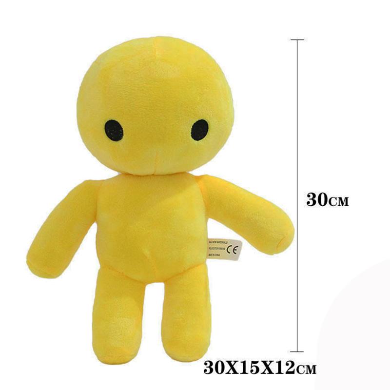 Kawaii Wobbly Life Plüschtiere Niedliche Barbatos Plüschpuppe Gigante Plüsch Geschenke Kuscheltiere Weicher Plüschsack Anime Kindergeschenke schwarz
