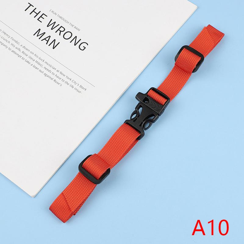 Rutschfester Rucksack-Brusttaschengurt, verstellbarer Schultergurt für Tasche, Outdoor-Camping-Taschen, Riemen, Rucksack-Zubehör orange