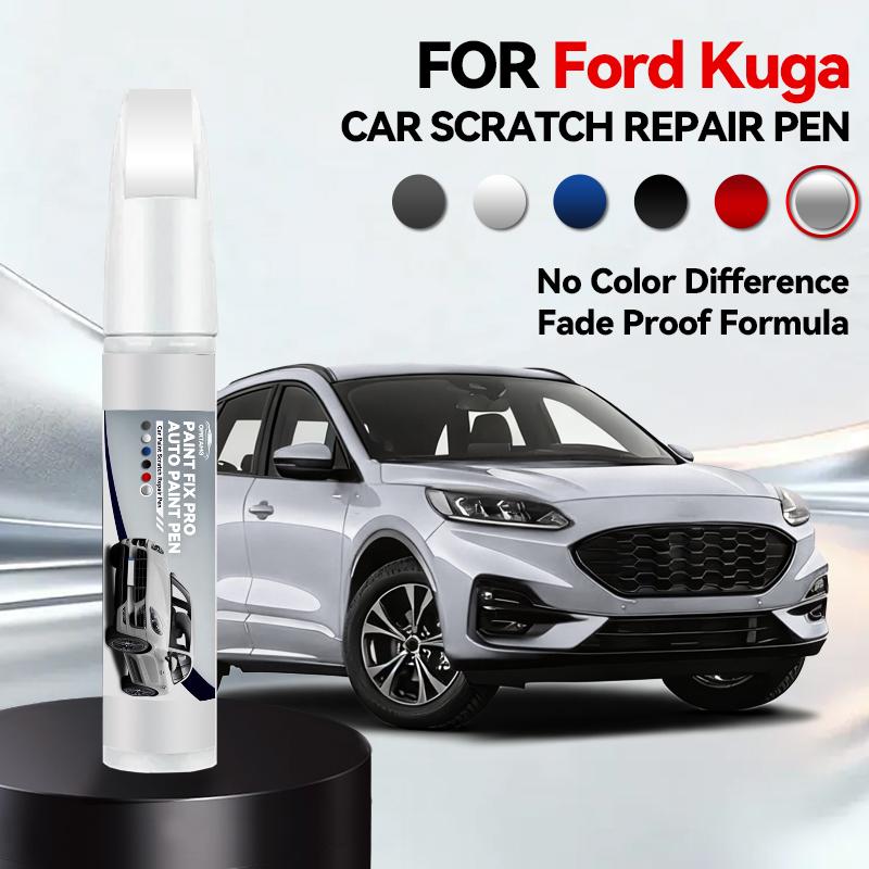 Für Ford Kuga 1990-2026 Lackreparaturstift Ausbesserungsstift Kratzerentferner DIY Autozubehör Schwarz Weiß Silber Grau Blau Rot silber