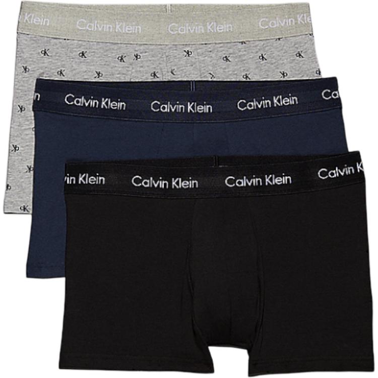 Calvin Klein Letter Logo Bund Boxer Briefs 3er-Pack Herren Unterwäsche 0000U2664G-QY5 M