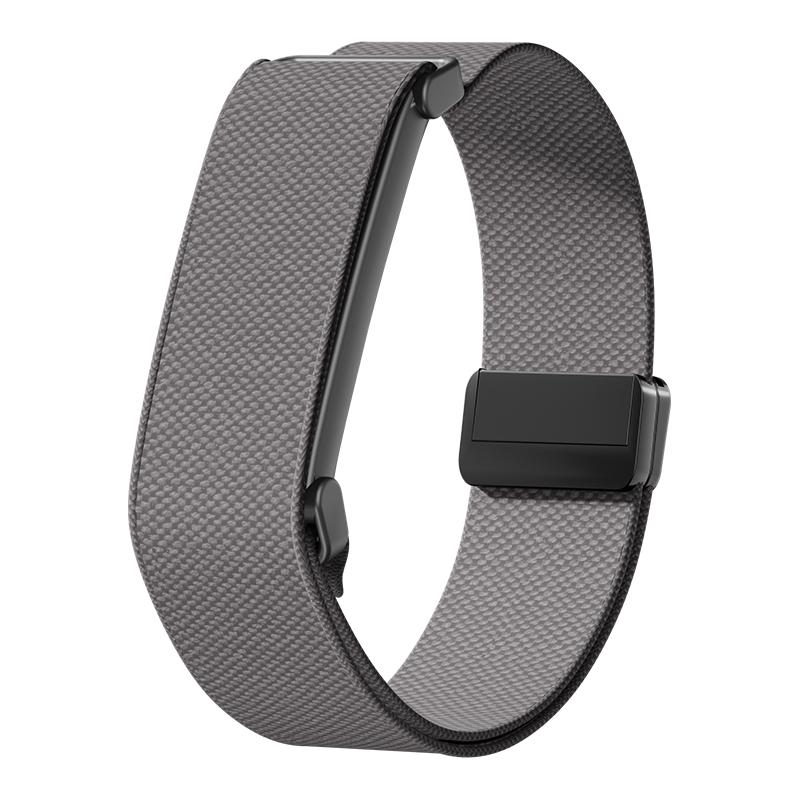 Für Google Fitbit Air Atmungsaktives gewebtes Sport-Armband aus Nylon mit magnetischem Verschluss Ersatzarmband Armband & Handgelenkband Optionen Herren Damen Arm 250-400mm dunkelgraue