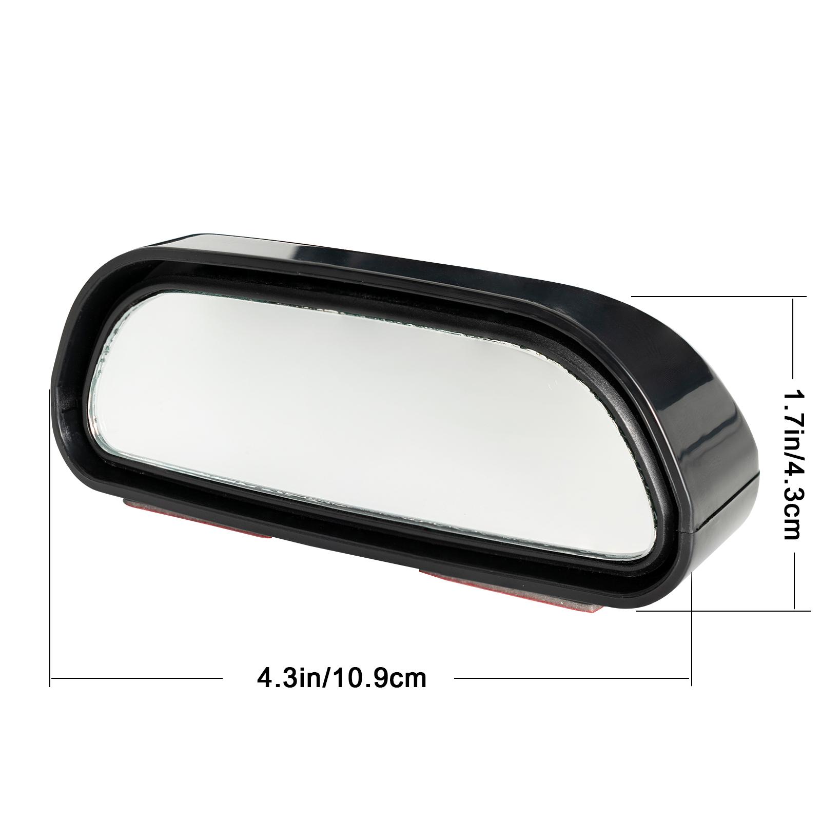 Auto Konvexen Spiegel Weitwinkel Toter Winkel Spiegel Parkplatz Auto Motorrad Rückansicht Einstellbare Spiegel Auto Spiegel 360 Grad schwarz