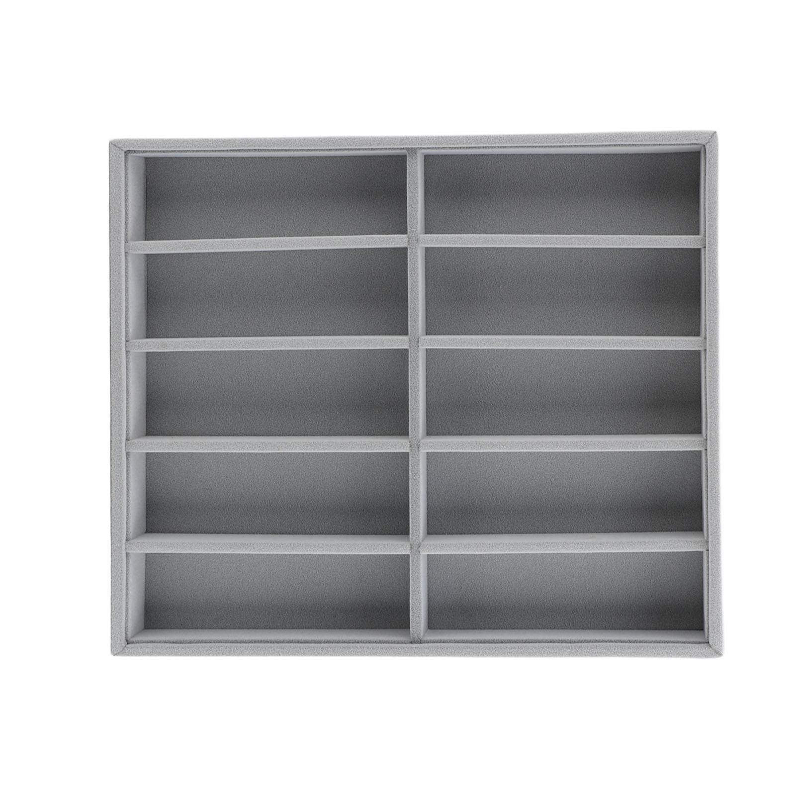 10 Grid Sonnenbrille Display Box Sonnenbrille Lagerung Organizer Fach Brillen Halter Tablett für