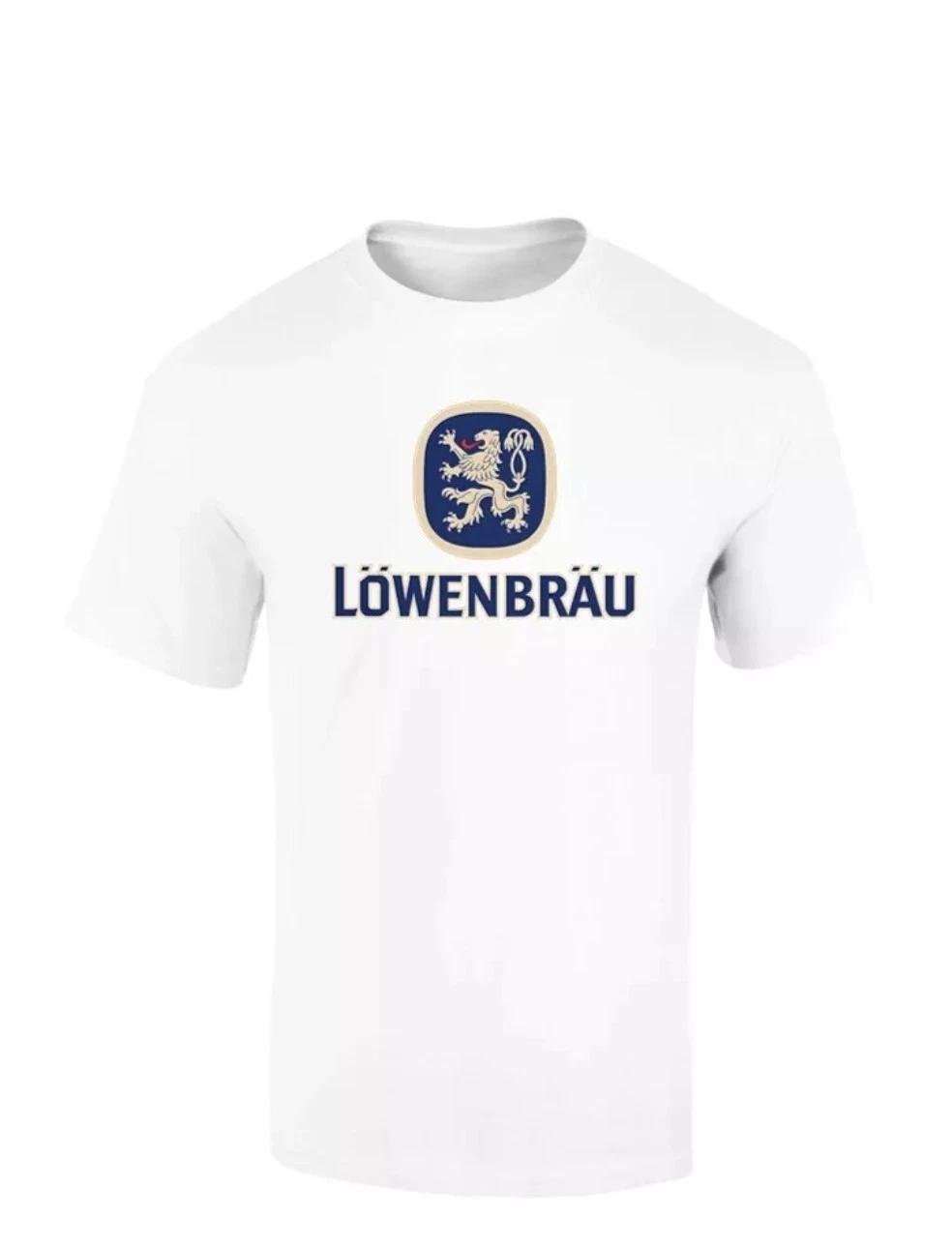 Lowenbrau Brauerei Bier Kult Klassiker Werbung Retro Herren und Damen T-Shirts S M L XL 2,3,4XL XL white