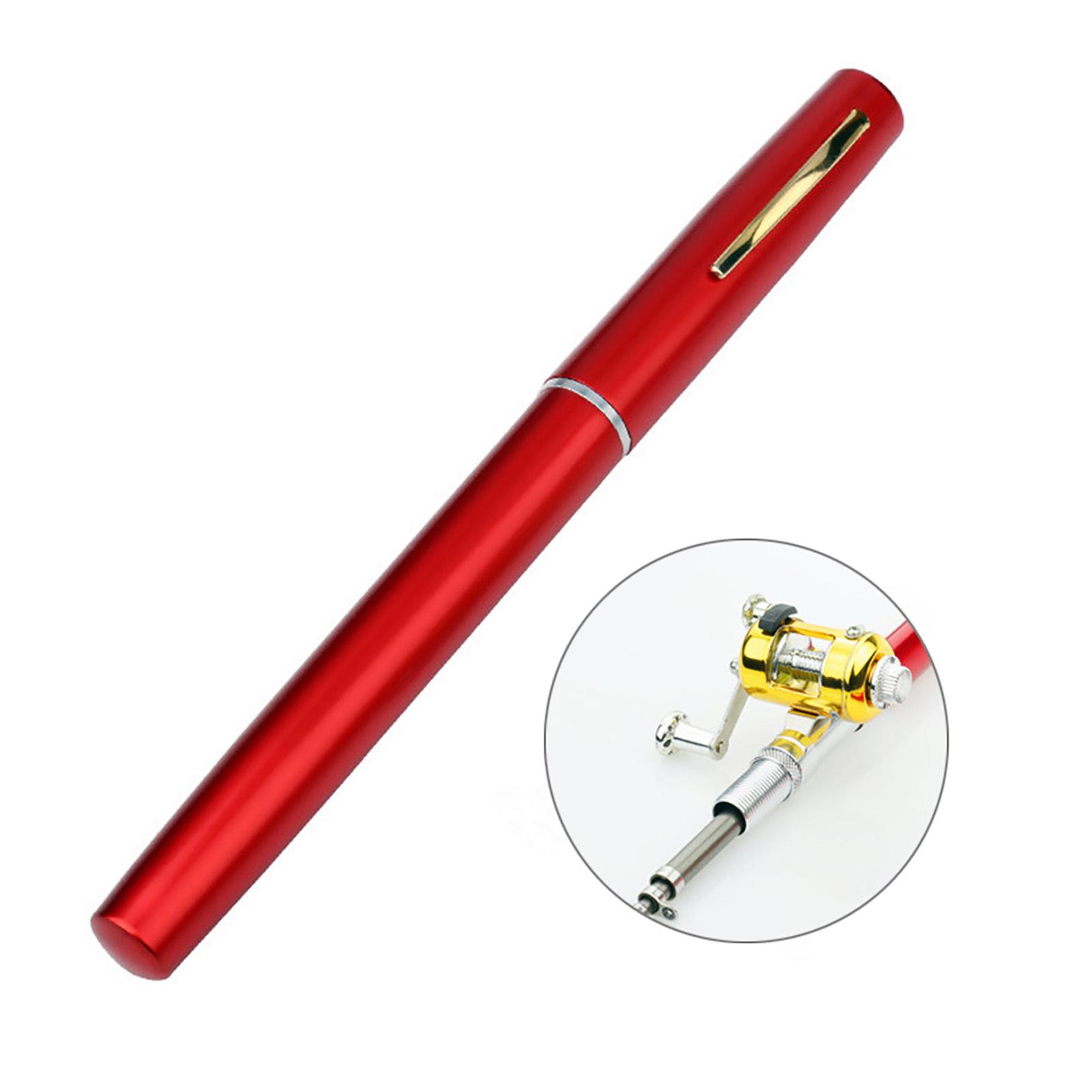 Stift Angelrute Reel Combo Set Mini Tragbare Tasche Angelrute Stift Tragbare Teleskop Angelrute