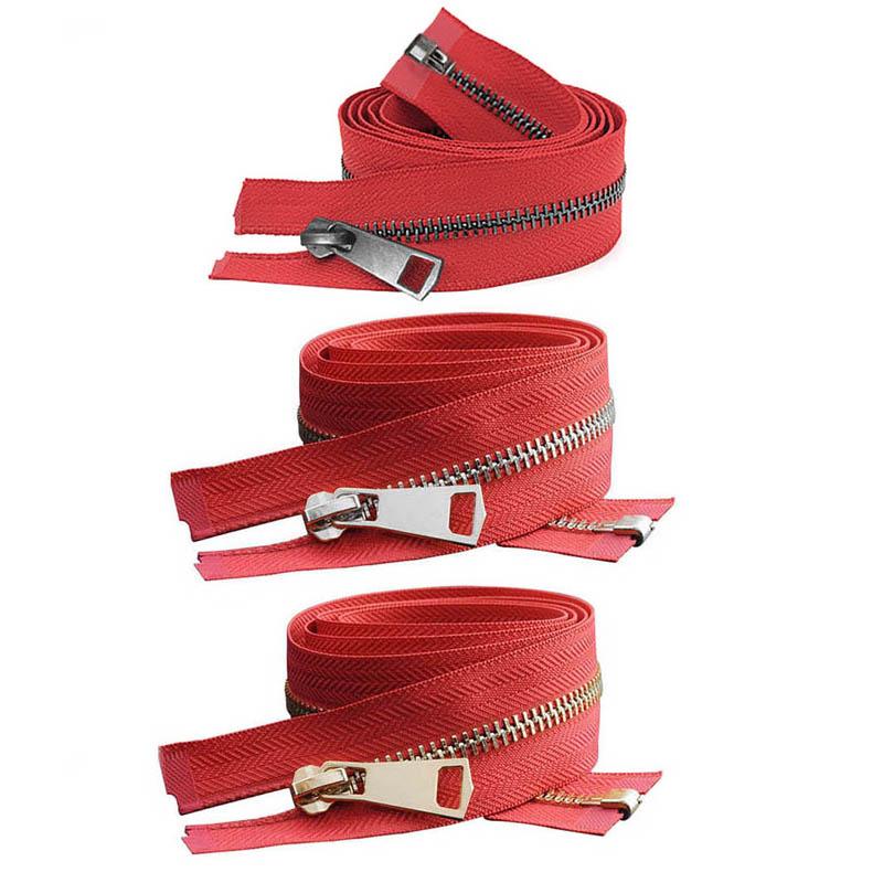 20/30/40/50/60/70/80 cm 5 # Bunter, hochwertiger offener Metallreißverschluss mit automatischer Verriegelung, DIY-Handarbeit für Kleidung, Taschen, Kleidungsstücke, Schuhe Gold Zipper&20cm