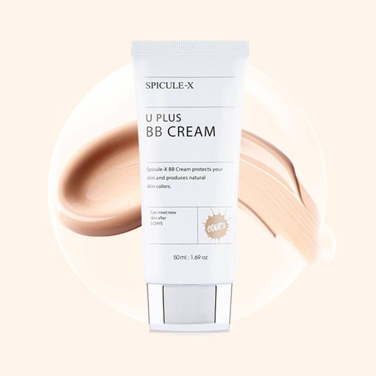 SPICULE-X U Plus BB Cream 50ml, Heller Hautton, Koreanische Kosmetik, Kbeauty, Probe