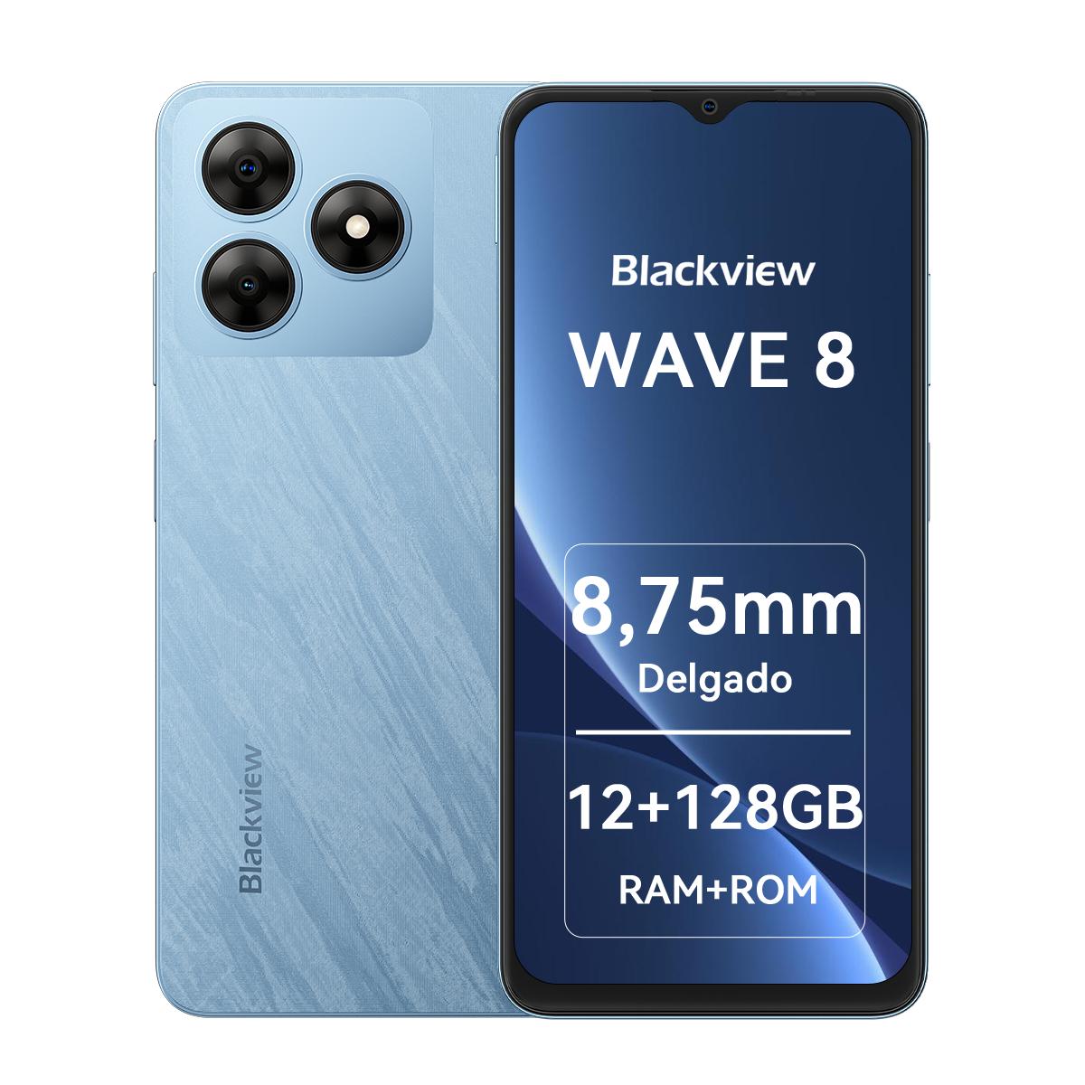 Refurbished Blackview WAVE 8 Android 14 12GB 256GB Smartphone blau