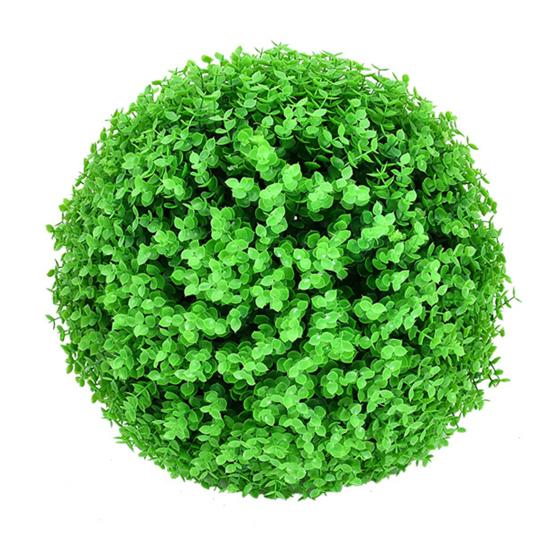 Simulierte Gras Ball Faux Topiary Anlage Ball Realistische Künstliche Anlage Bälle für 25cm grün