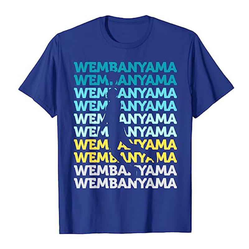 Wembanyama Basketball Fantastisches Geschenk Fan T-Shirt Basketballspieler Grafik T-Shirt Tops Herrenmode Sportoutfits Ehemann Jungen Geschenk M