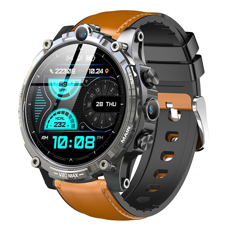Face ID 2 + 16G SIM-Karte Smart Watch 4G Full Netcom BT/WIFI/GPS Android Dual Kamera Internet Spiel Multifunktionale Sportuhr