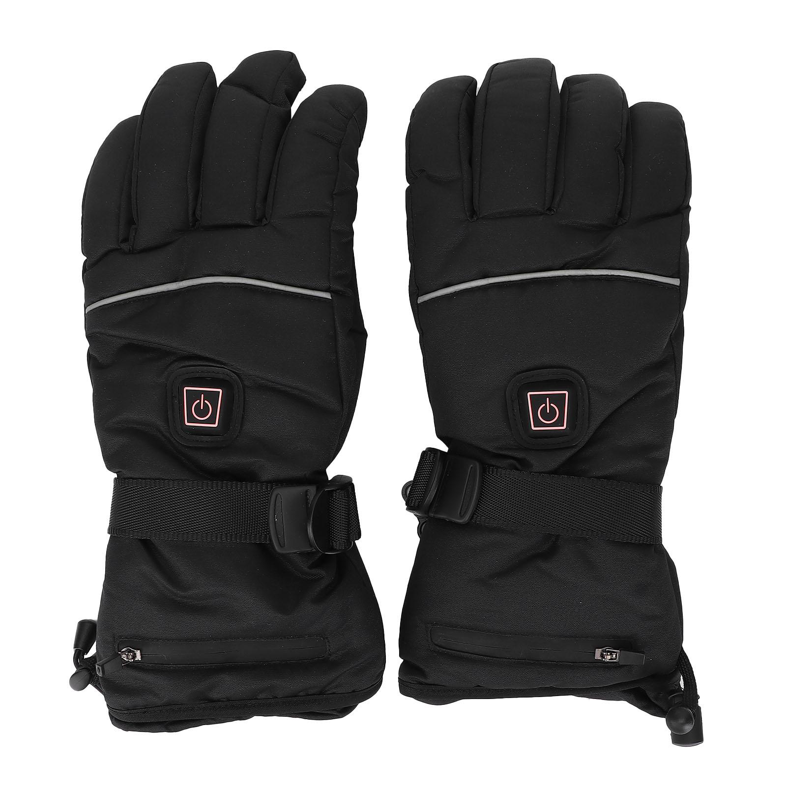 Elektrisch beheizte Handschuhe Temperatur einstellbar Touchscreen-Handschuhe Wasserdichte Warme Handschuhe