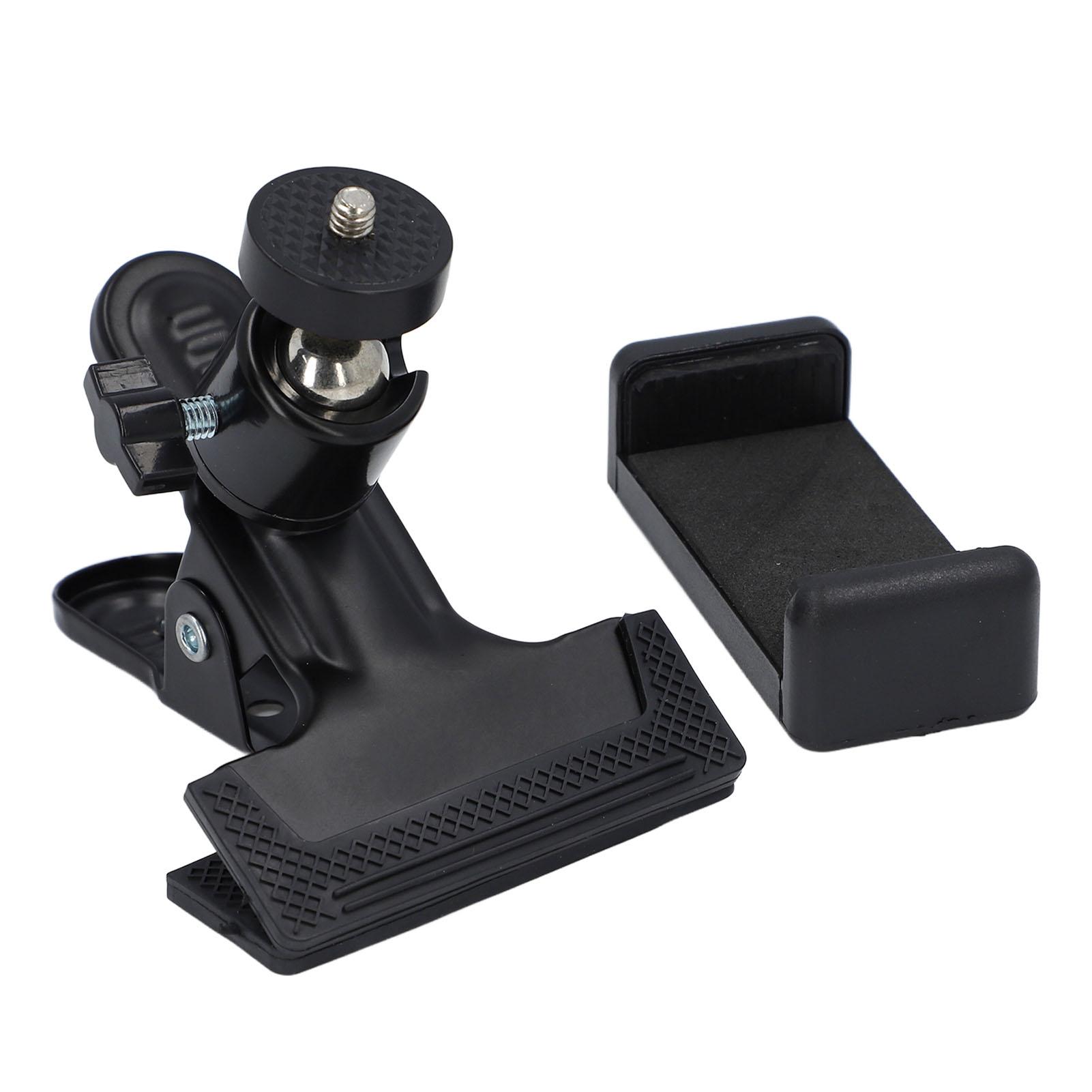 Gitarrenkopf-Telefonhalter 360-Grad-Kugelkopf-Clip-On-Telefonhalterung für 5,5?7,5 cm Telefone