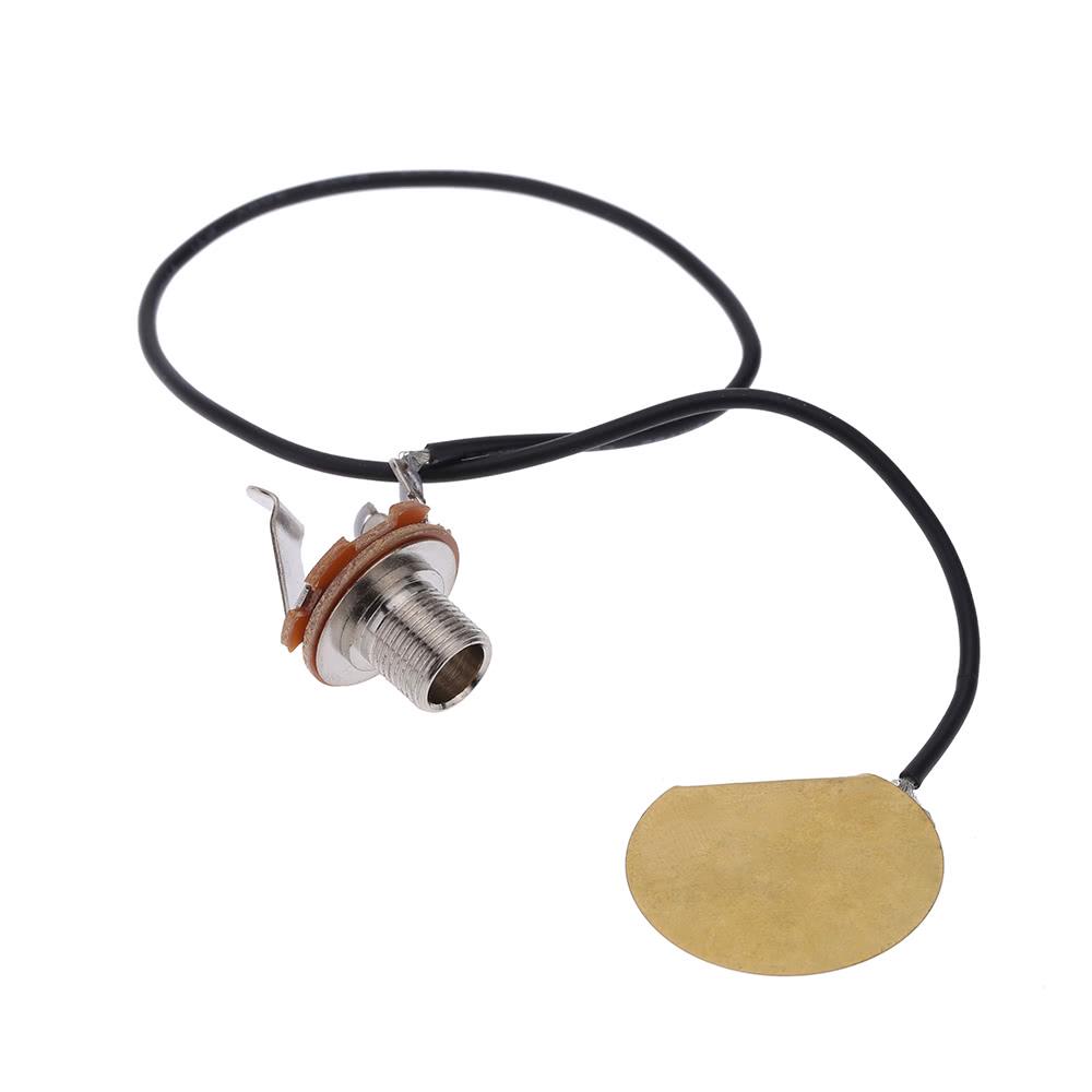 Akustikgitarren-Wandler, vorverkabelter Verstärker, Piezo-Klinken-Tonabnehmer-Zubehör