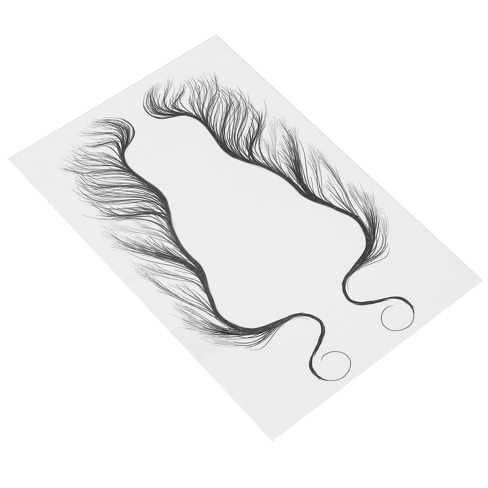 Haar Tattoo Aufkleber Kanten Frisuren Tattoo Kante Haar Wasserdicht Falsche Haaransatz AufkleberHE-05