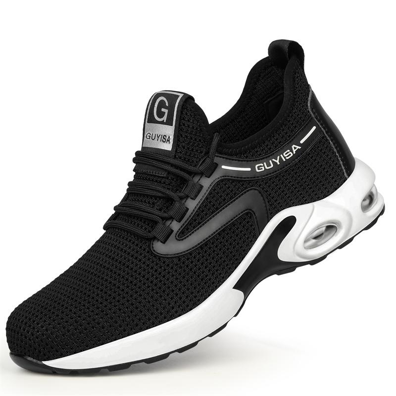 35-50 Air Kissen Arbeits Schuhe Für Männer Anti-Smashing Stahl Kappe Pannensichere Bau Sicherheit Schuhe Turnschuhe männlichen Schuhe 37