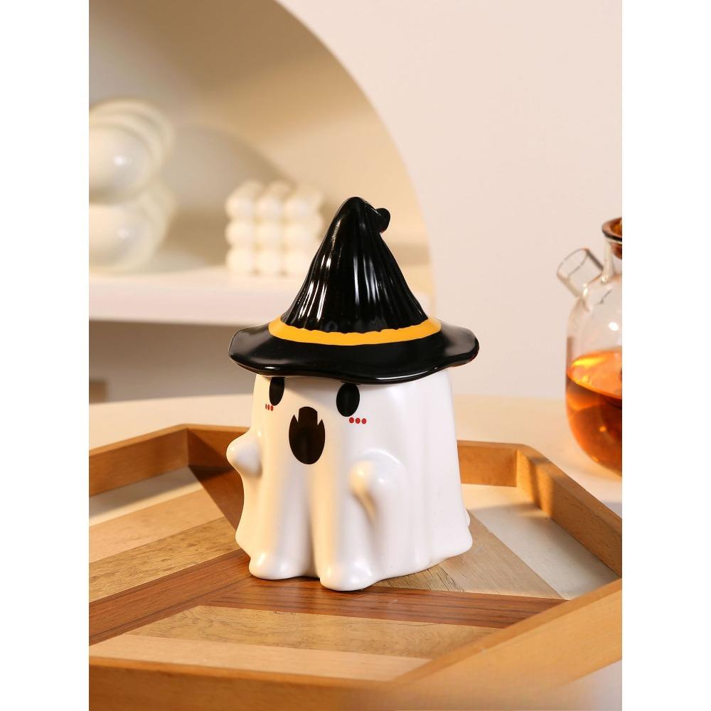 Kreative Halloween-Tasse Geister-Wassertasse Halloween-Keramiktasse Souvenir Niedliche Tasse Souvenir 480ml