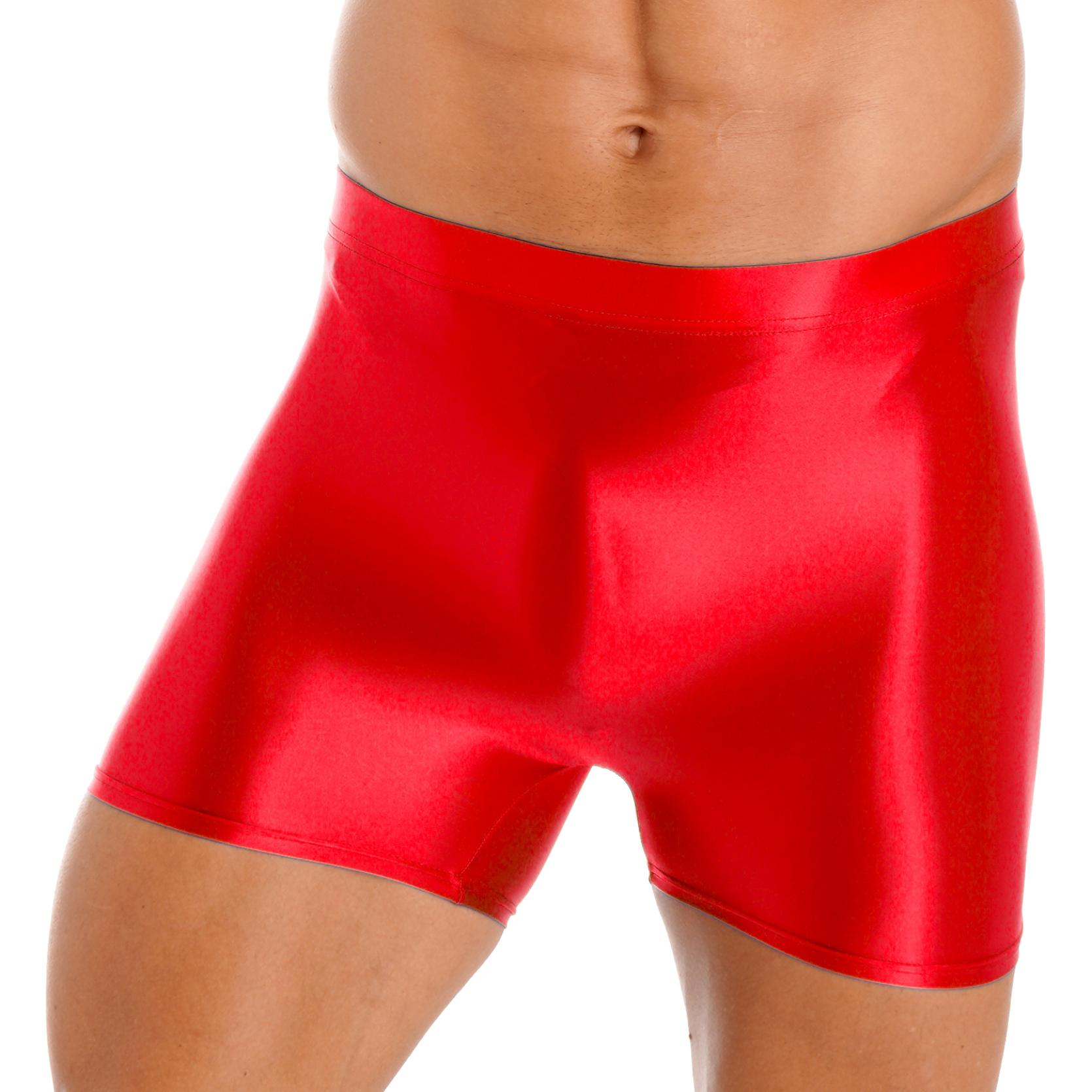 Herren-Laufshorts für Fitnessstudio, Workout, athletisches Bodybuilding, Fitness-Shorts L rot