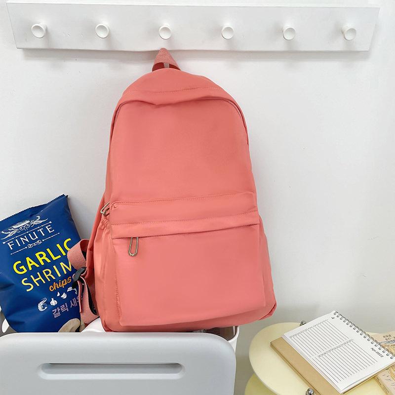 Leichter Rucksack für Mittelschüler, Junior High School-Schüler und Studenten, neuer Rucksack, japanischer Rucksack, einfarbige Schultasche brown
