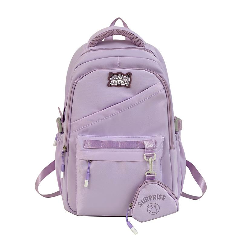 Rucksack Neuer Stil Modisch Schlicht Lässiger Rucksack Schultasche Leichter Rucksack Junior High School College Schule Schultasche